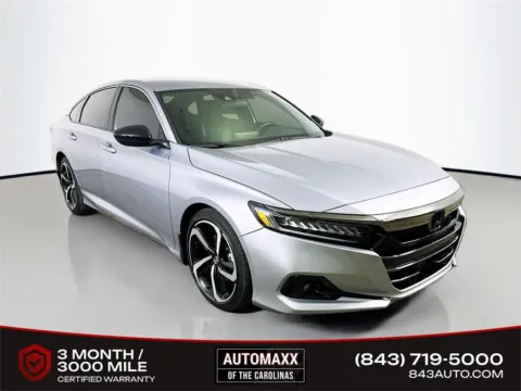 Silver 2022 Honda Accord Sport for sale in Summerville, SC