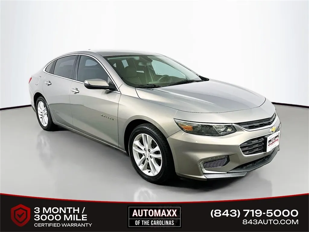 Gray 2017 Chevrolet Malibu LT for sale in Summerville, SC
