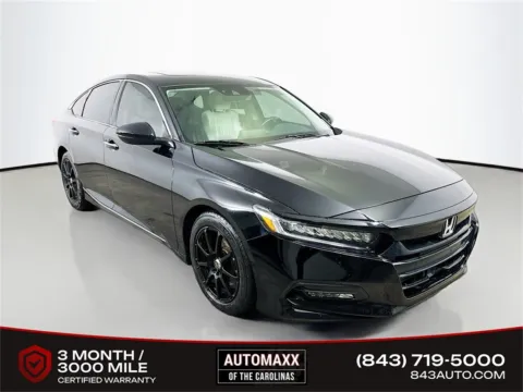 Black 2018 Honda Accord Touring 2.0T for sale in Summerville, SC