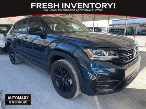 Blue 2022 Volkswagen Atlas Cross Sport 2.0T SEL R-Line for sale in Summerville, SC
