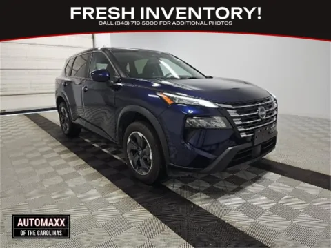 Blue 2024 Nissan Rogue SV for sale in Summerville, SC