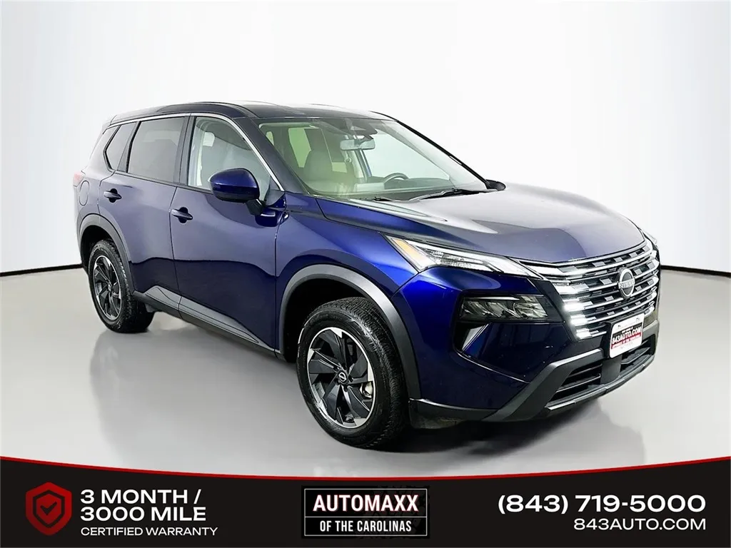 Blue 2024 Nissan Rogue SV for sale in Summerville, SC