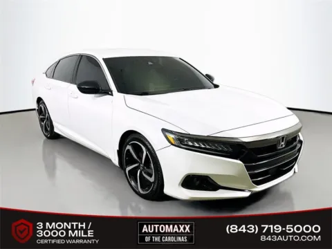 White 2022 Honda Accord Sport for sale in Summerville, SC