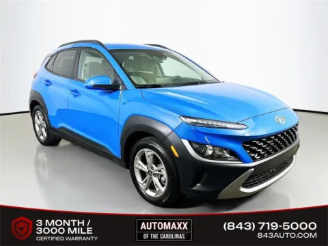 Blue 2022 Hyundai Kona SEL for sale in Summerville, SC