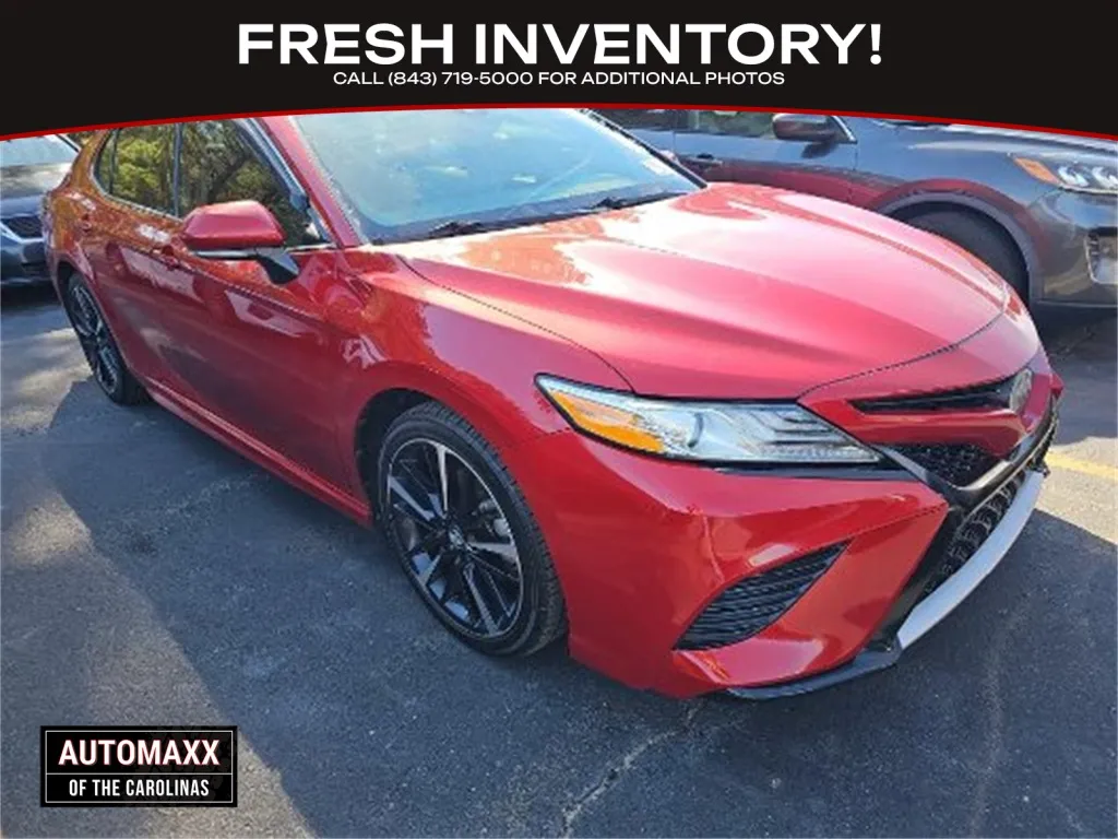 Red 2020 Toyota Camry XSE for sale in Summerville, SC