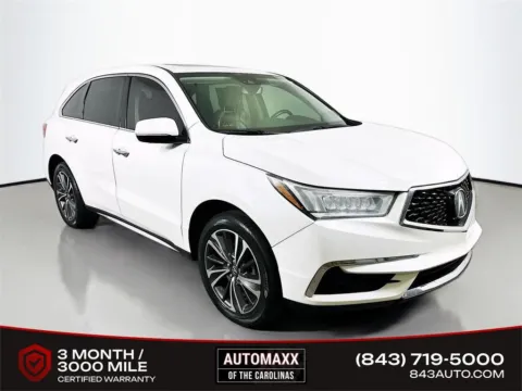White 2020 Acura MDX Technology for sale in Summerville, SC