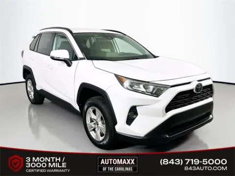 White 2021 Toyota RAV4 XLE for sale in Summerville, SC