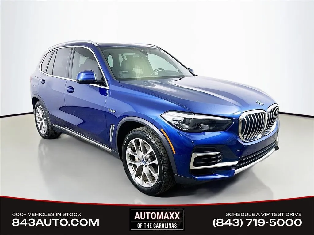 Blue 2022 BMW X5 xDrive45e for sale in Summerville, SC