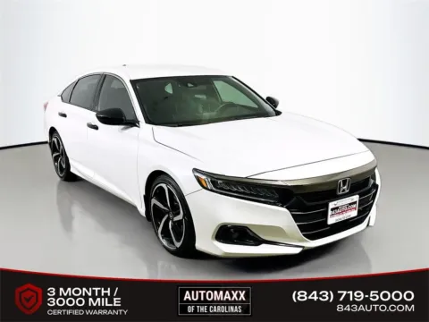 White 2022 Honda Accord Sport for sale in Summerville, SC