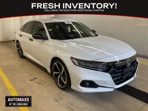 White 2022 Honda Accord Sport for sale in Summerville, SC