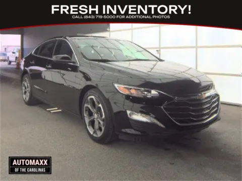 Black 2022 Chevrolet Malibu LT for sale in Summerville, SC
