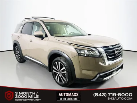 Beige 2024 Nissan Pathfinder Platinum for sale in Summerville, SC