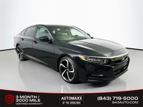 Black 2019 Honda Accord Sport for sale in Summerville, SC