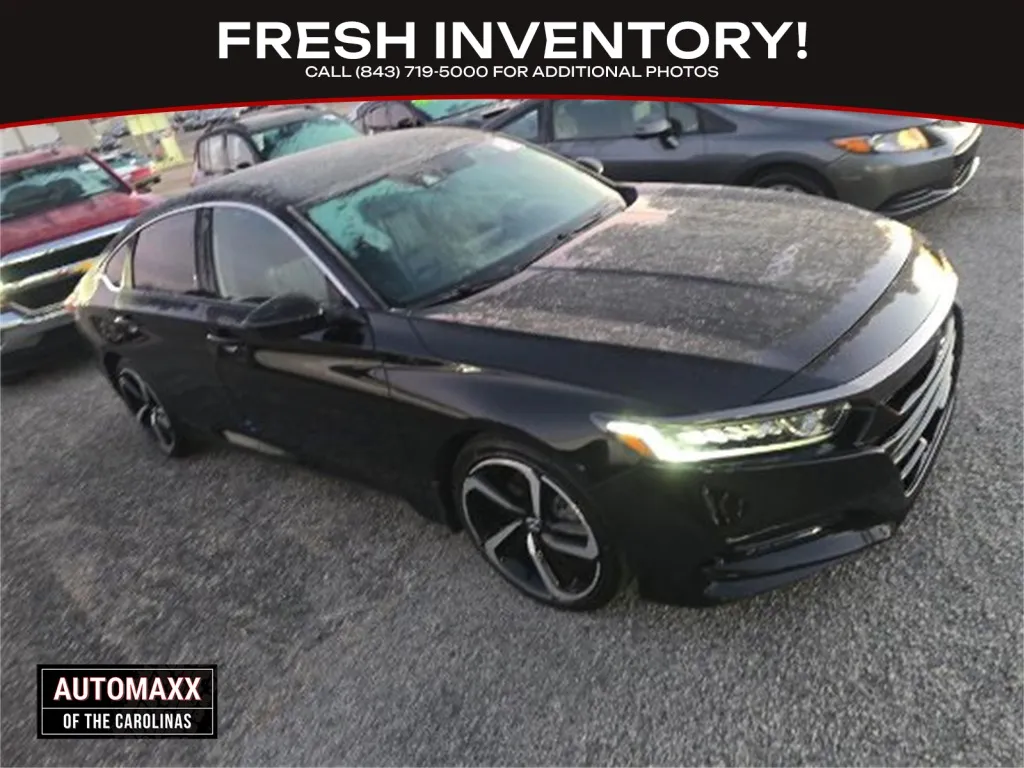 Black 2019 Honda Accord Sport for sale in Summerville, SC