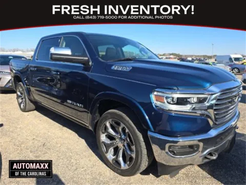 Blue 2019 Ram 1500 Laramie Longhorn for sale in Summerville, SC