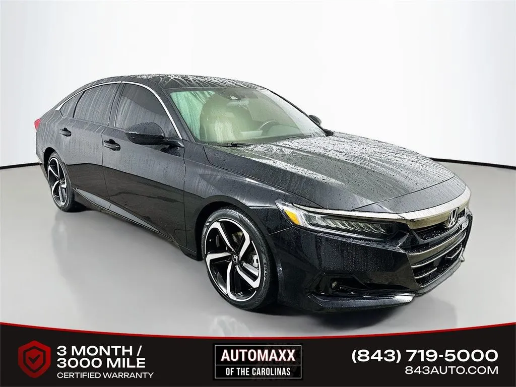 Black 2022 Honda Accord Sport for sale in Summerville, SC