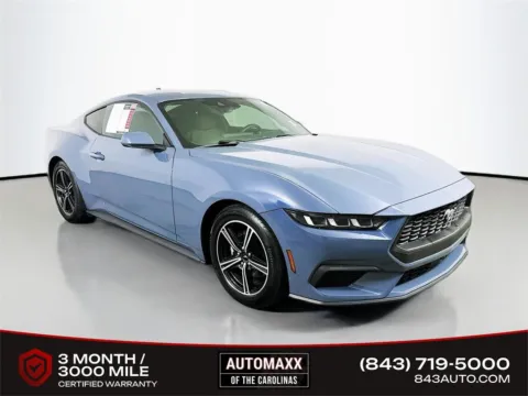 Blue 2024 Ford Mustang EcoBoost for sale in Summerville, SC