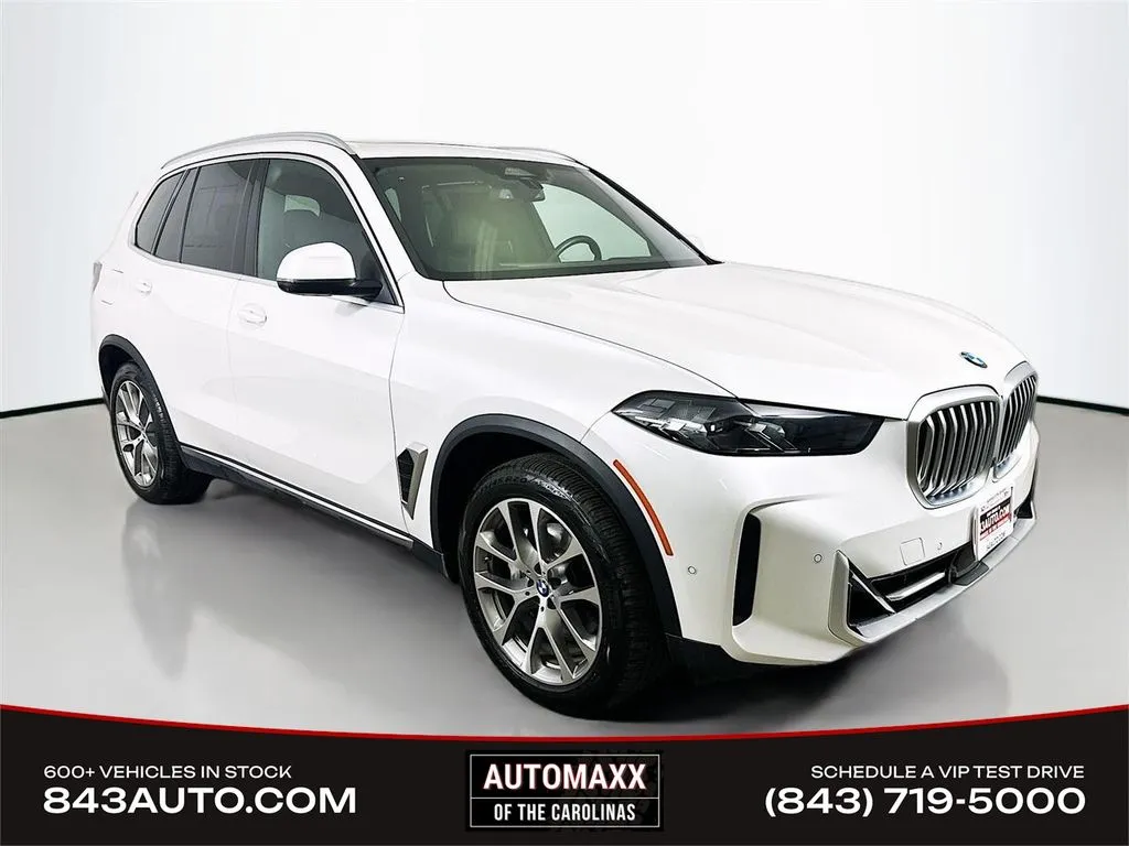 White 2024 BMW X5 xDrive40i for sale in Summerville, SC