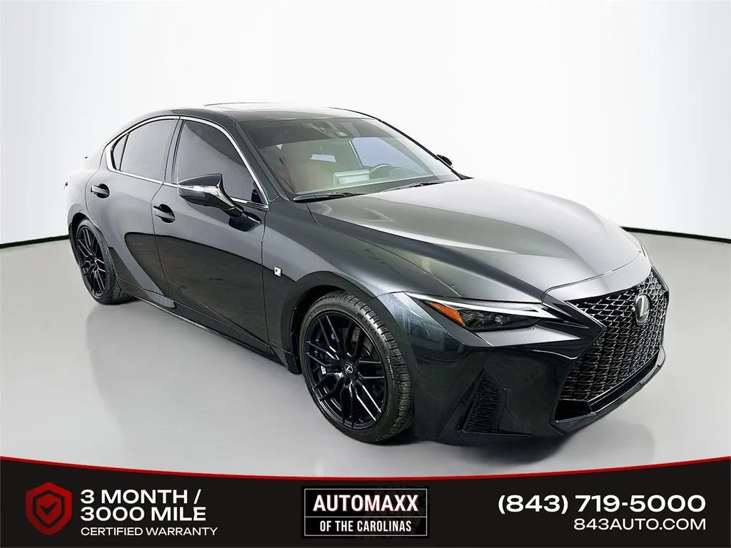 Black 2023 Lexus IS 350 F SPORT for sale in Summerville, SC