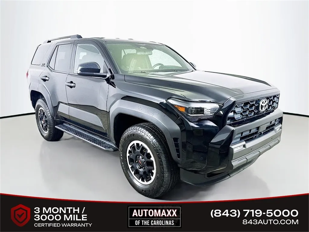 Black 2025 Toyota 4Runner TRD Off-Road for sale in Summerville, SC