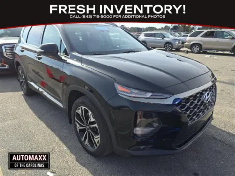 Black 2020 Hyundai Santa Fe Limited for sale in Summerville, SC