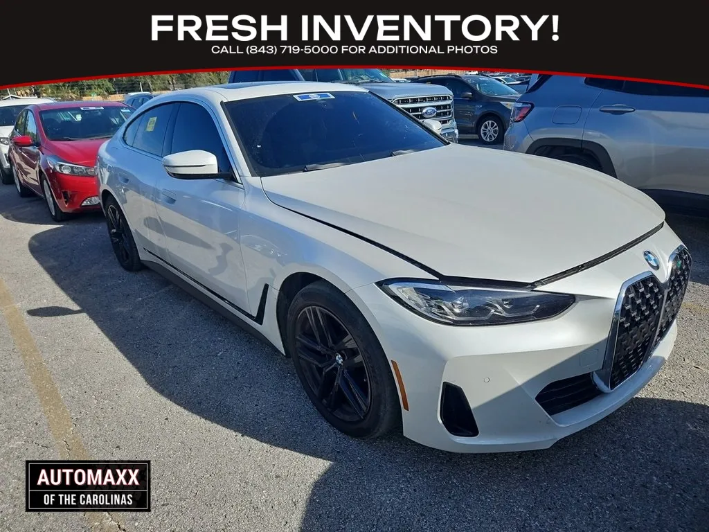 White 2024 BMW 4 Series 430i Gran Coupe for sale in Summerville, SC