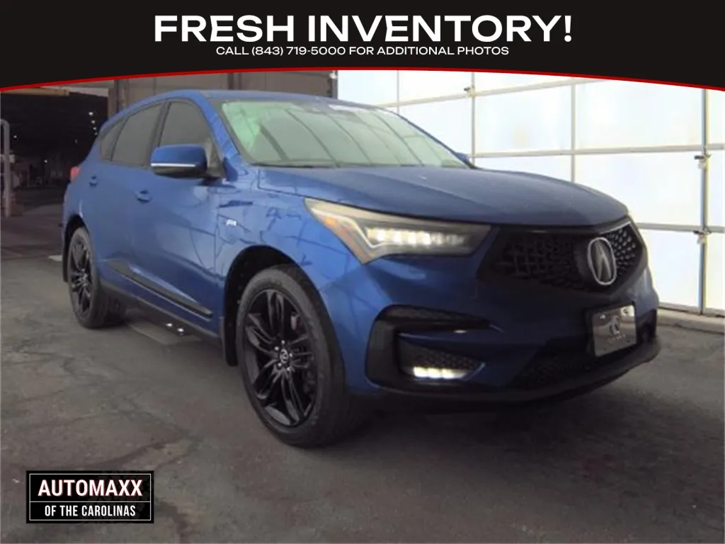 Blue 2020 Acura RDX A-Spec Package for sale in Summerville, SC
