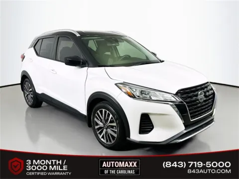White 2021 Nissan Kicks SV for sale in Summerville, SC
