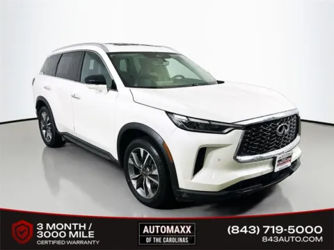 White 2023 INFINITI QX60 LUXE for sale in Summerville, SC