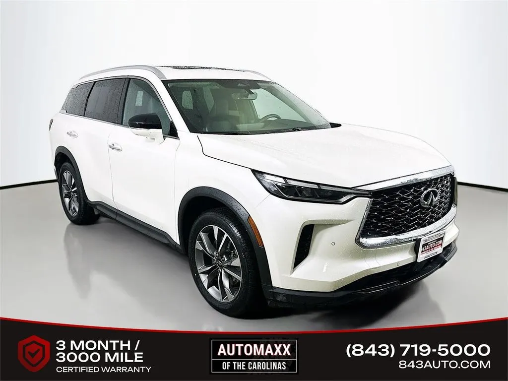 White 2023 INFINITI QX60 LUXE for sale in Summerville, SC