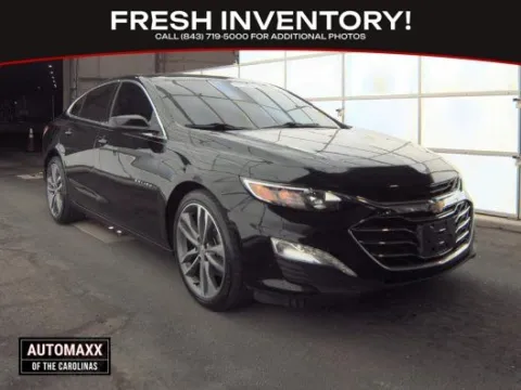 Black 2022 Chevrolet Malibu LT for sale in Summerville, SC