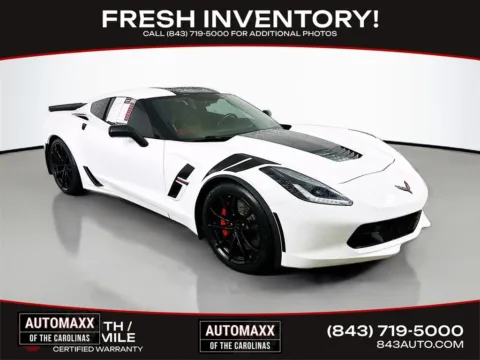 White 2017 Chevrolet Corvette Grand Sport for sale in Summerville, SC