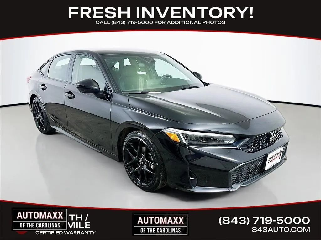 Black 2025 Honda Civic Sport for sale in Summerville, SC