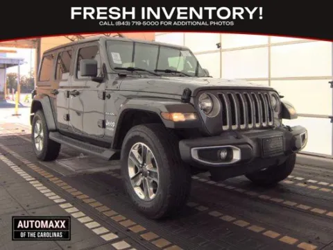 Gray 2019 Jeep Wrangler Unlimited Sahara for sale in Summerville, SC