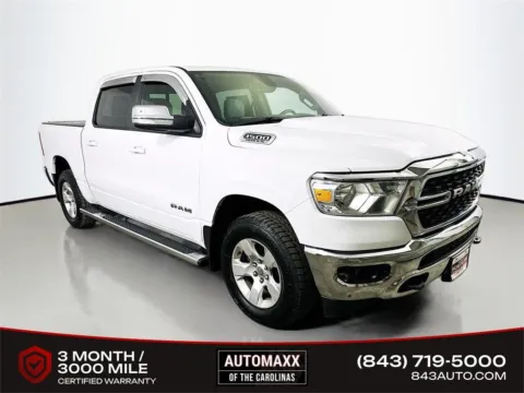 White 2022 Ram 1500 Big Horn/Lone Star for sale in Summerville, SC