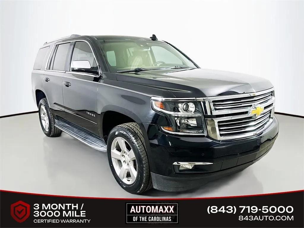 Black 2017 Chevrolet Tahoe Premier for sale in Summerville, SC