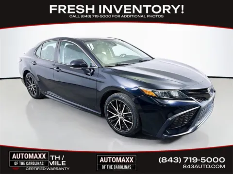 Black 2022 Toyota Camry SE for sale in Summerville, SC