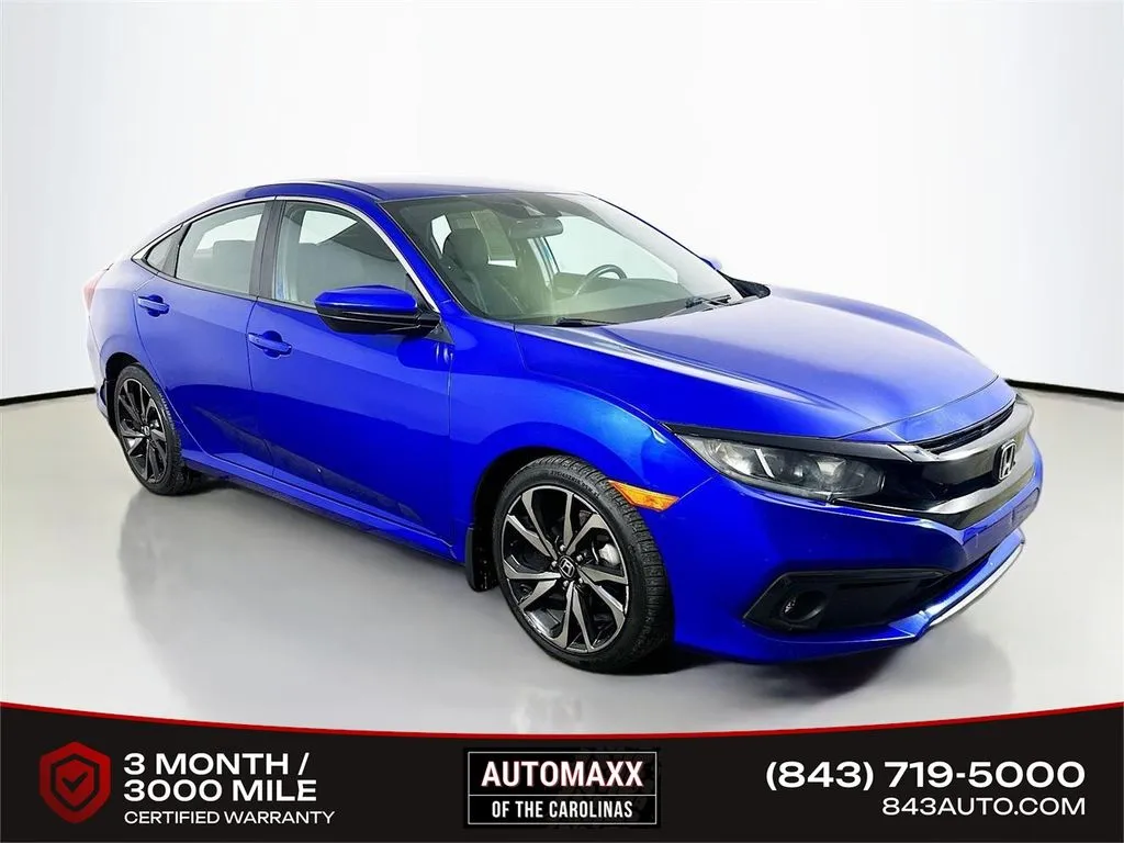 Blue 2021 Honda Civic Sport for sale in Summerville, SC