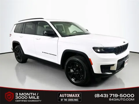 White 2024 Jeep Grand Cherokee L Altitude for sale in Summerville, SC