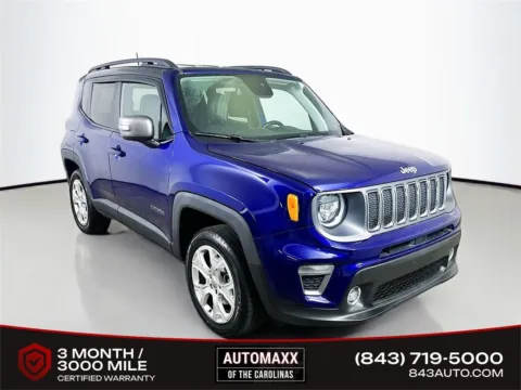 Blue 2019 Jeep Renegade Limited for sale in Summerville, SC