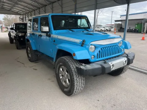 Blue 2017 Jeep Wrangler Unlimited Sahara for sale in Summerville, SC