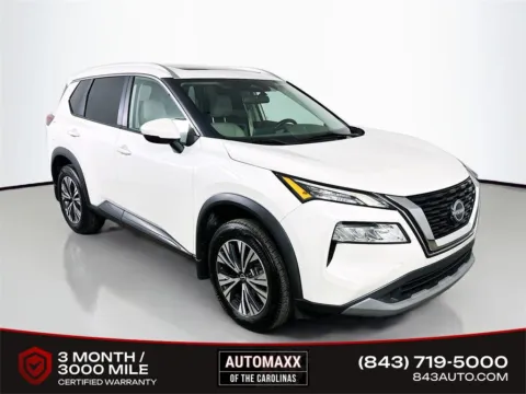 White 2022 Nissan Rogue SV for sale in Summerville, SC