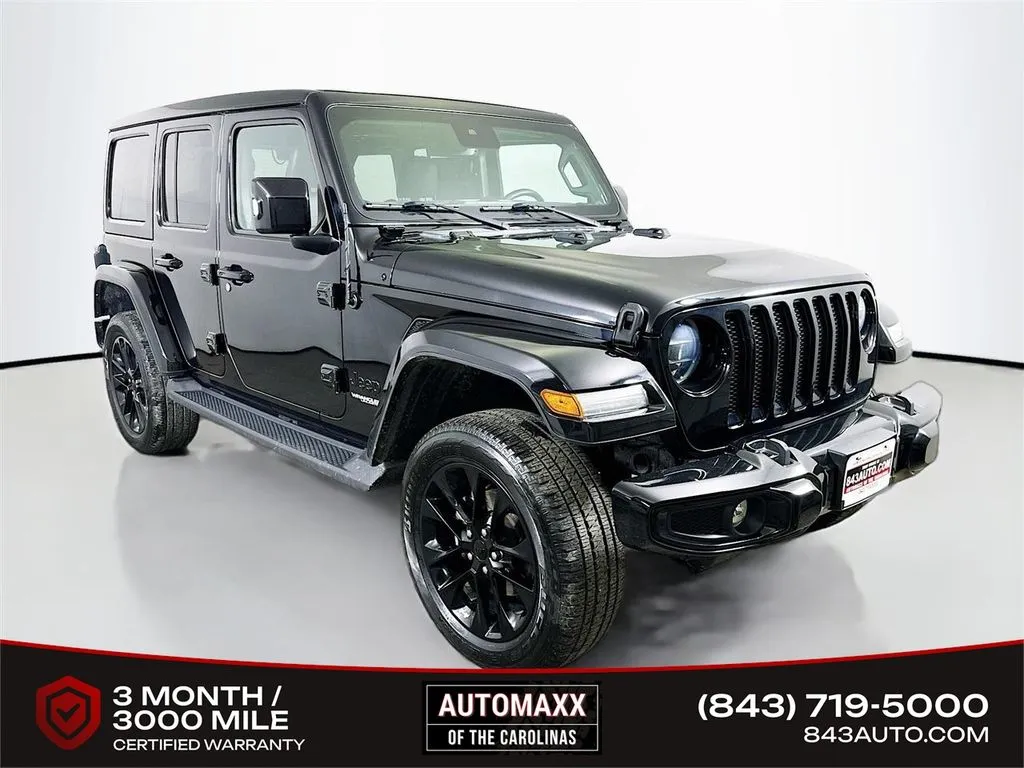 Black 2022 Jeep Wrangler Unlimited Sahara High Altitude for sale in Summerville, SC