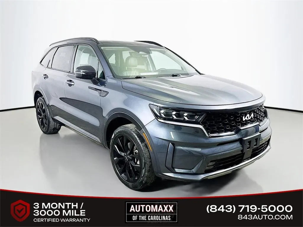 Gray 2022 Kia Sorento SX for sale in Summerville, SC