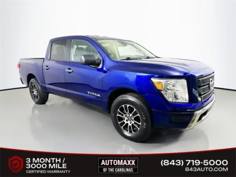 Blue 2022 Nissan Titan SV for sale in Summerville, SC