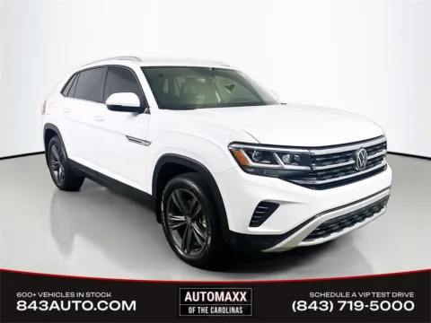 White 2023 Volkswagen Atlas Cross Sport 3.6L V6 SE w/Technology for sale in Summerville, SC