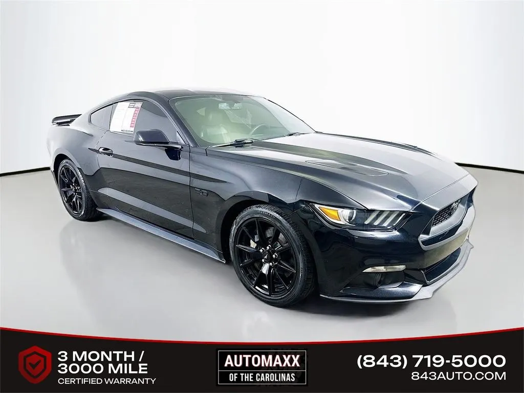 Black 2017 Ford Mustang GT Premium for sale in Summerville, SC