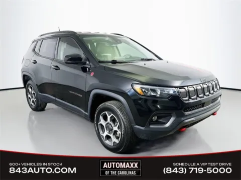 Black 2022 Jeep Compass Trailhawk for sale in Summerville, SC