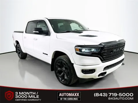 White 2021 Ram 1500 Limited for sale in Summerville, SC