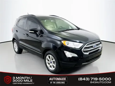 Black 2021 Ford EcoSport SE for sale in Summerville, SC